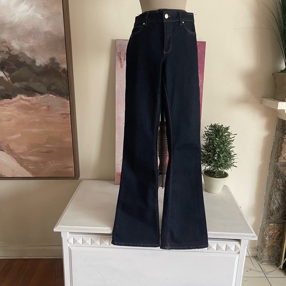 White House Black Market Skinny Flare Jeans